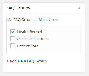 FAQ Group