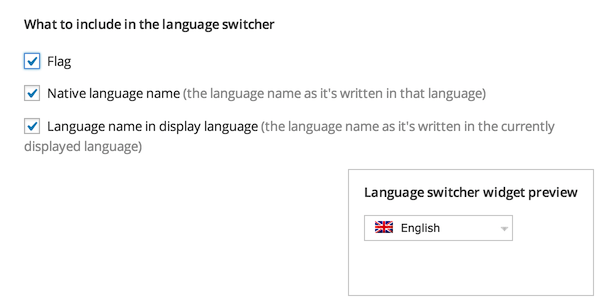wpml add language switcher to header